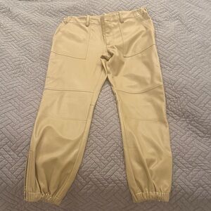 Generation Love Faux leather Tan Pants Sz XS